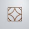 Ekena Millwork Medium Crosby Decorative Fretwork Wood Wall Panels, Walnut, 15 3/8"W x 15 3/8"H x 3/8"T WALW16X16X0375CROWA - alternate 3